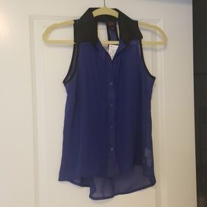Bebe 2b Sleeveless blouse (XS)